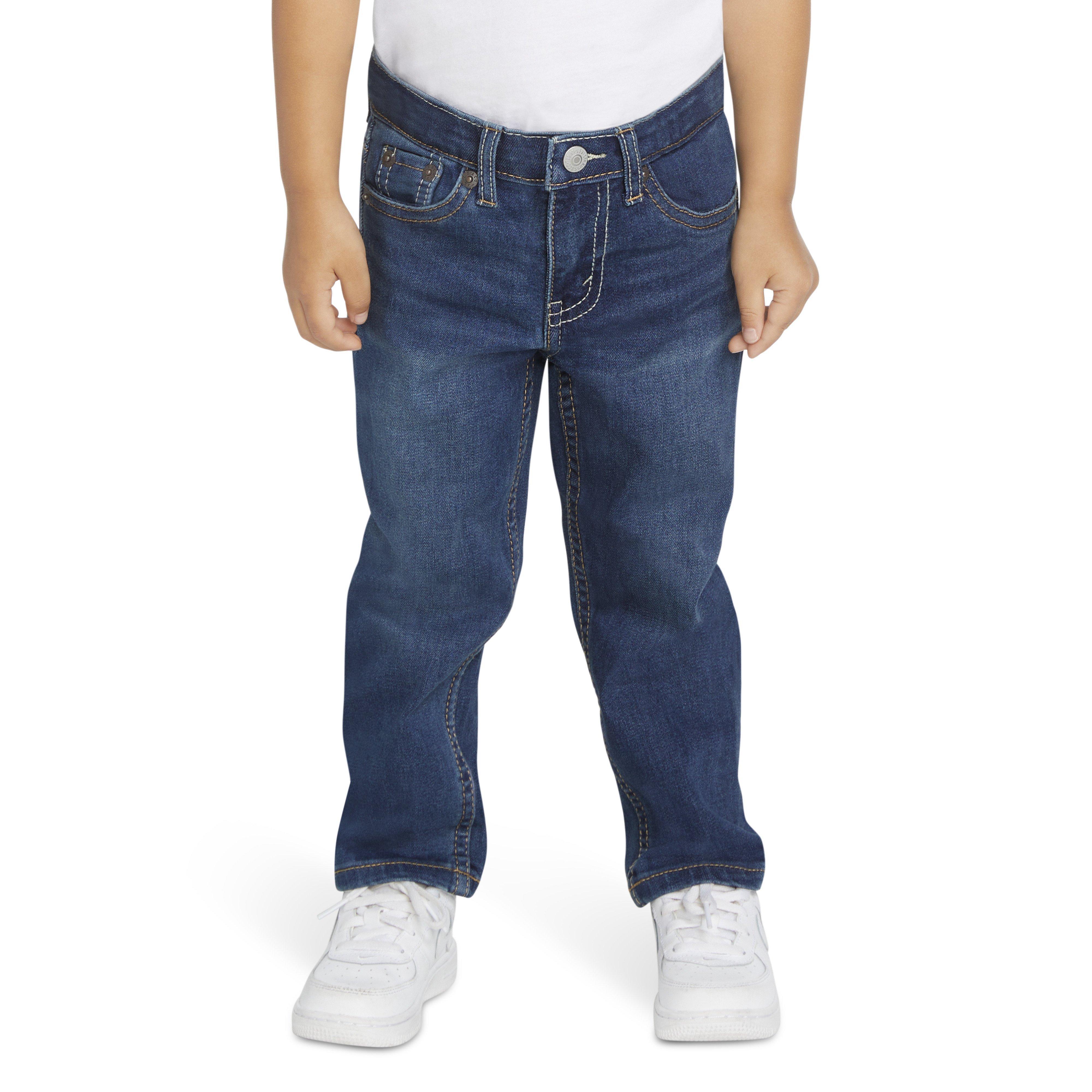 Levi's 502 Strong Performance Tapered Fit Med Wash Toddler Boys' Melbourne Blue Denim Jeans - MELBOURNE BLUE